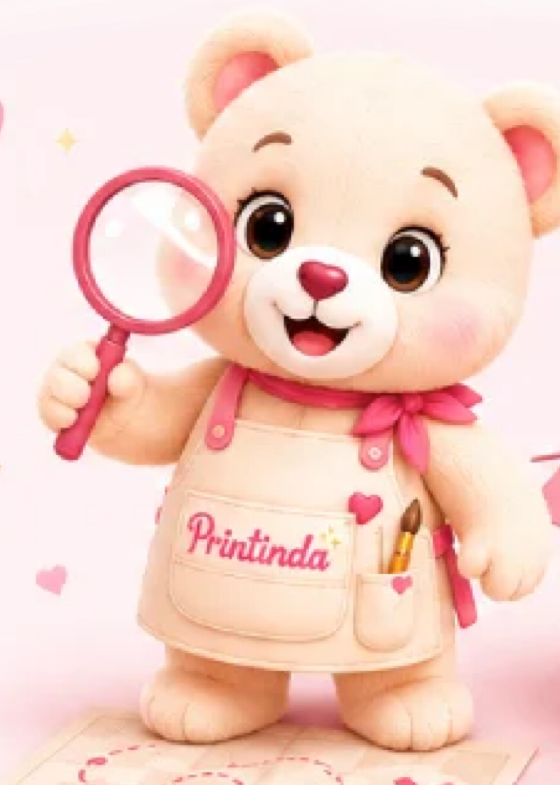 Pindi holding a magnifying glass to help find answers